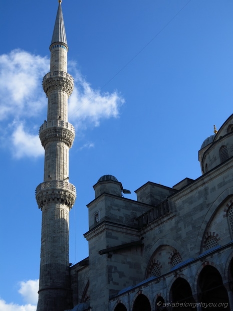минарет мечети Султанахмет