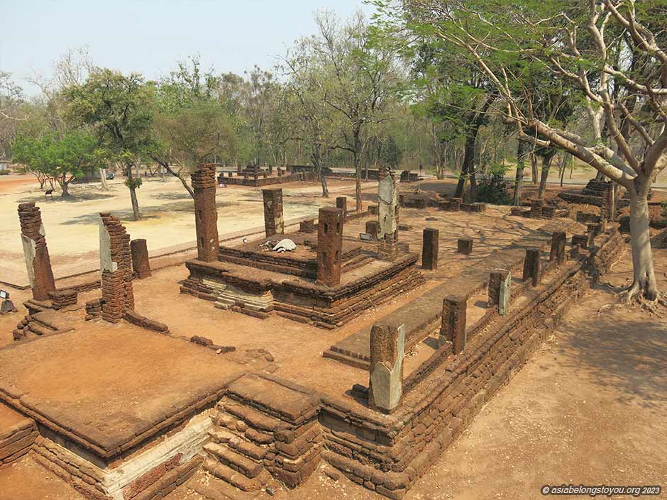 Ват Чанг Роб, руины вихары