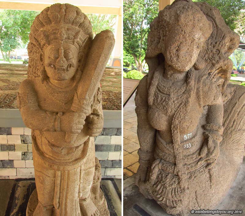 экспонаты музея Маджапахит