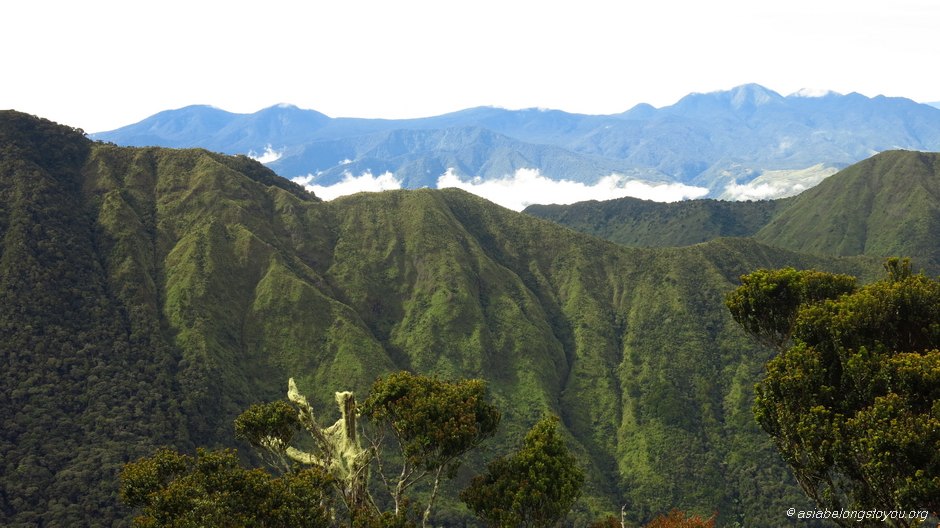 вид на Mt.Dulang-dulang